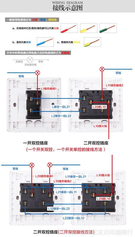 双开的开关怎么安装（双开开关怎么安装插座）-图3