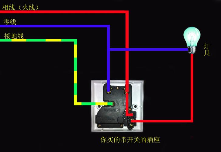 给灯泡接开关怎么接（给灯泡接开关怎么接线图解）