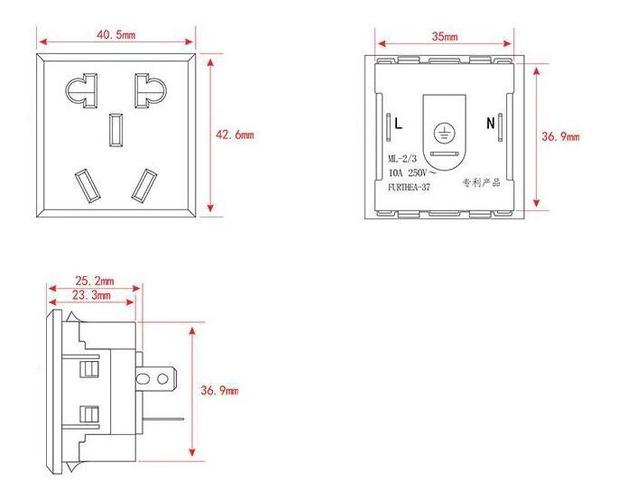 插座各国标准（国标插座标准尺寸）-图1