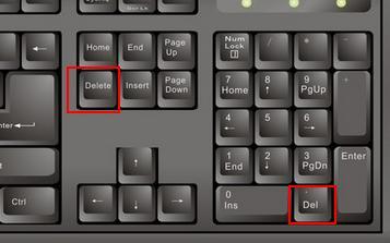 键盘del是哪个键（键盘在哪里设置）-图2