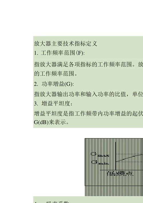 衡量放大器性能的标准（衡量放大器性能的主要技术指标）-图1