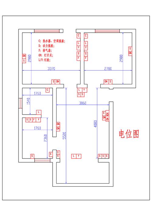 室内电路布线图标准（室内线路的布线平面图）