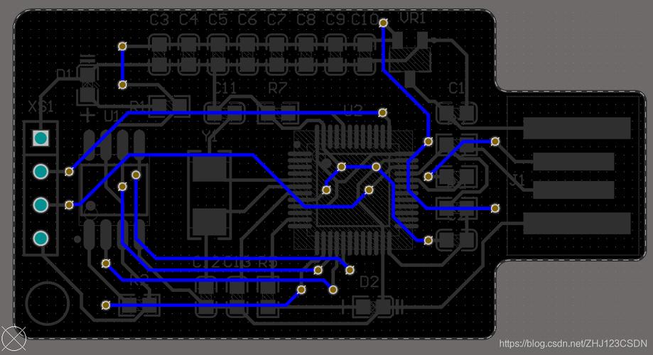 pcb图怎么改底色（pcb布线颜色怎么改）-图3