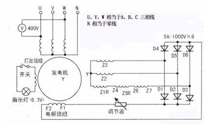 24v发电机怎么接线（24v发电机怎么接线图）