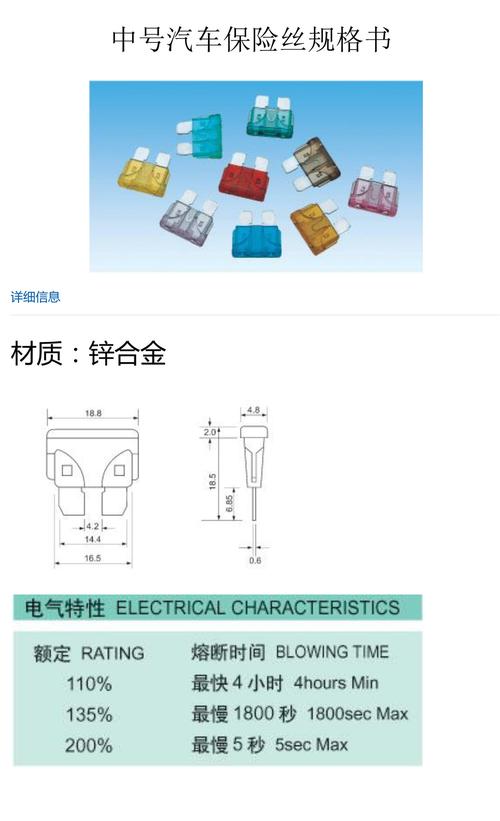 插片式保险丝国家标准（插片保险丝起什么作用）-图3