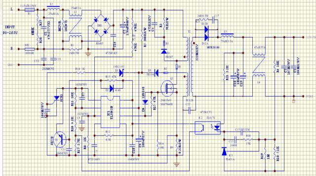 电源板adj怎么控制（pcb开关电源）-图2