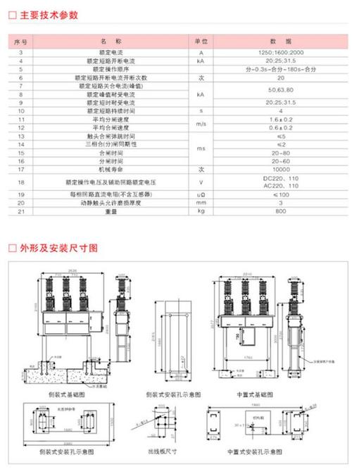 真空断路器国家标准号（真空断路器尺寸设计标准）-图3