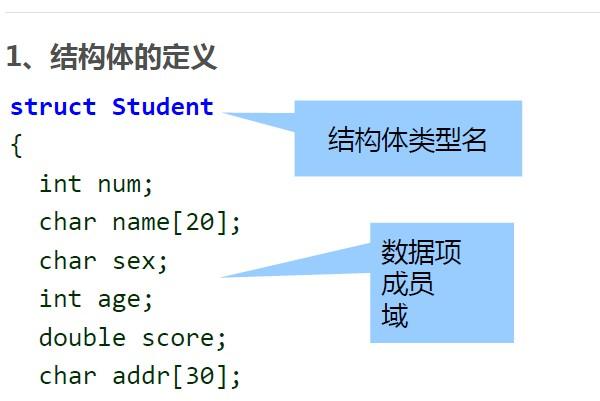 c怎么定义结构体（c++定义结构体）