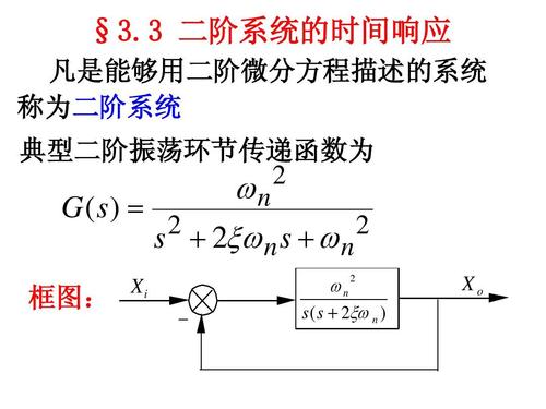 二阶系统标准传递函数（二阶系统的传递函数）