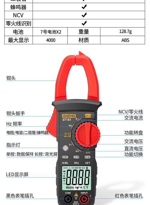 钳形表怎么测电流图解（钳形表测电流方法）