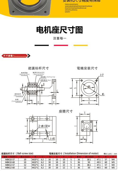 步进电机机座号标准（步进电机安装座）-图3