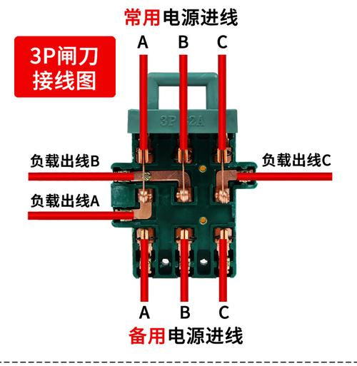 自动双向闸刀怎么接线（自动双向闸刀怎么接线图）-图1