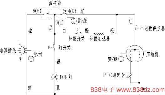 冰箱调温器怎么接线（冰箱调温开关线路怎么接）-图1