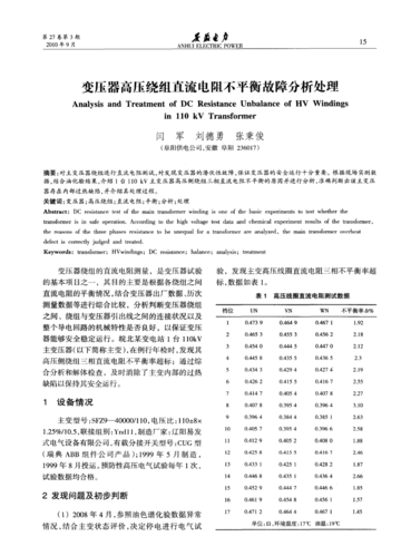 变压器不平衡率标准（变压器的不平衡电流及要求）-图1