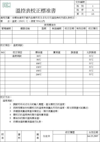 温控器的检验标准（温控器检定规程）-图1