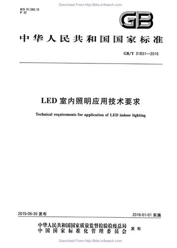 室内照明led日光灯的国家标准及行业标准（室内照明led日光灯的国家标准及行业标准是什么）