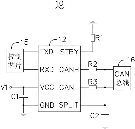can总标准电路图（can总线电路图）