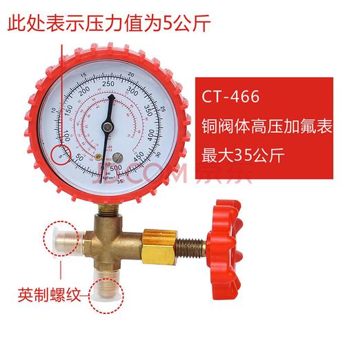 r134a压力表怎么看（r32压力表怎么看）