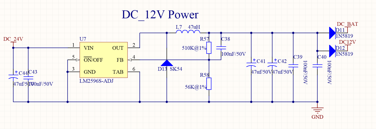 lm2596怎么输出3.3（lm2596输出33v电路图原理）-图2