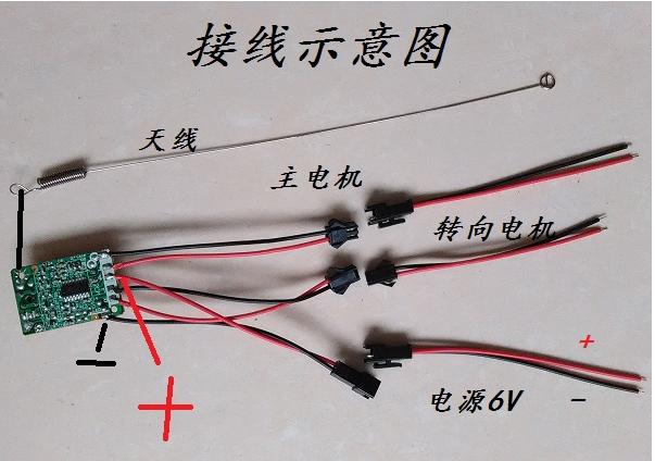 两线舵机怎么正反转（两线舵机怎么接接收器）