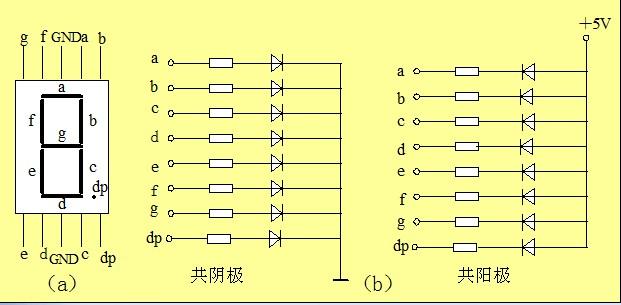 数码管怎么区分共阴共阳（数码管共阴共阳如何判断）