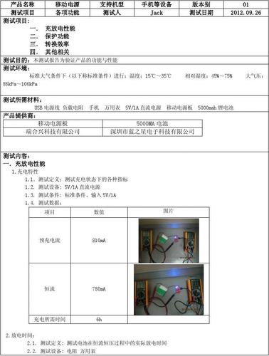 移动电源的测试标准（移动电源测试方法）-图1