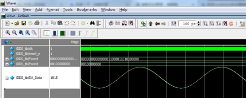 modelsim怎么选择数据波形（modelsim波形显示数值结果）