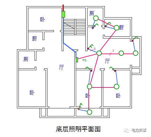 cad里的电线怎么画（cad电线布置图）-图2