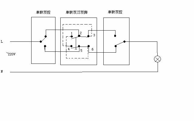 三控开关怎么接图纸（三控开关怎么连接线）-图2