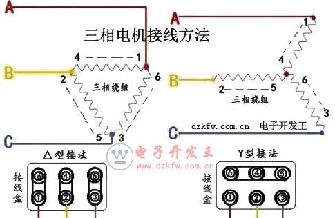 电机5条线怎么接线（电机五根线怎么接插头）