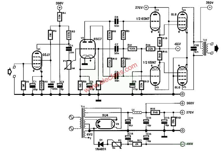 6L6G束射四极管标准接法（束射四极管工作原理）-图3