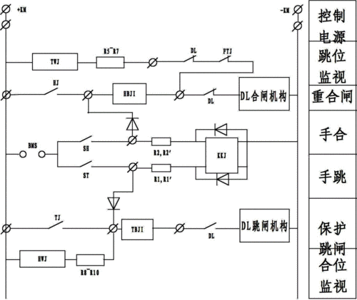 断路器控制器标准（断路器控制原理图）