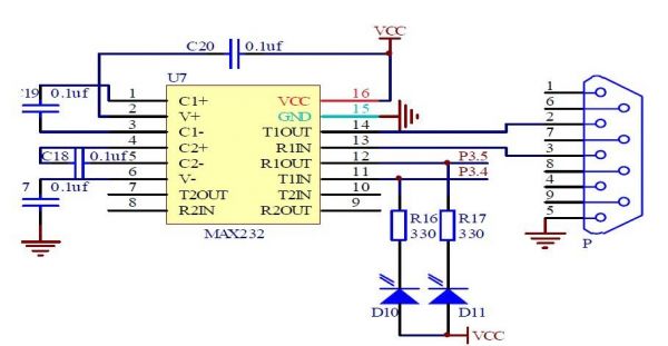 rs232标准9芯（rs232芯片工作原理）