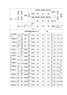 ac小型标准电动机（小型电动机型号及参数大全）-图3