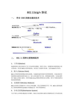 802.11b协议标准（80211协议表）-图1