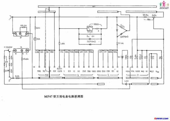 南京天宇mf47标准型电路图（南京天宇mf47a 电路图）