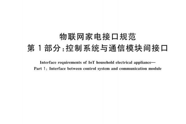 物联网信息接入标准（物联网信息接入标准规范）