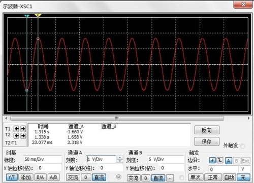 标准2V方波Y轴档位（方波电压）-图1