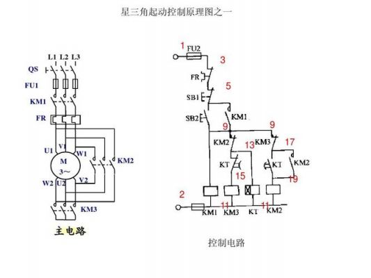 星三角降压启动接线标准（星三角降压启动控制线路接线法）