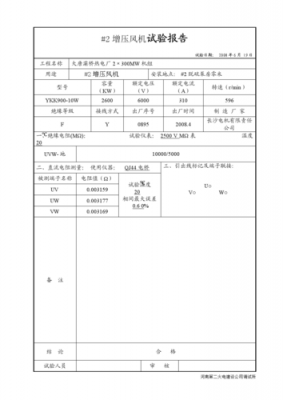 高压电机实验国家标准（高压电机试验报告范本）-图1