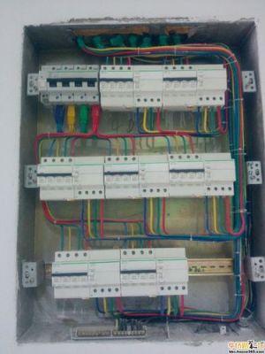 标准家装强电箱接线图（家用强电箱安装标准）-图2