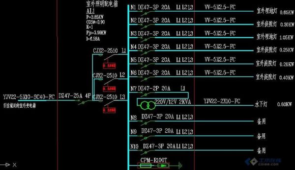 照明箱电路标准图片（照明箱电路标准图片大全）-图3