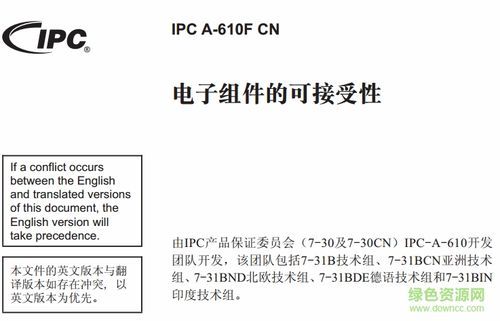 ipc质量标准（ipc检验标准等级）