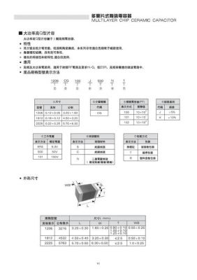 贴片电容标准（贴片电容规格书）-图2