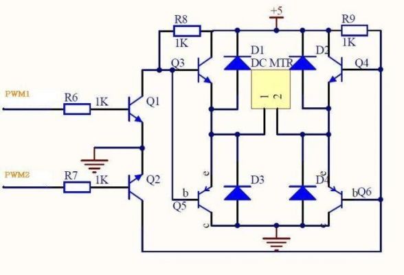 标准h桥电路（h桥式电路）-图1