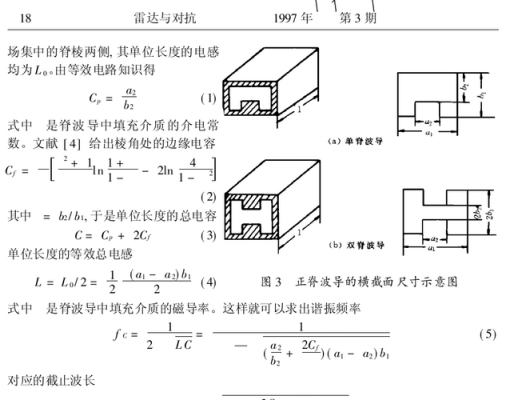 单脊波导标准（单脊波导的好处）