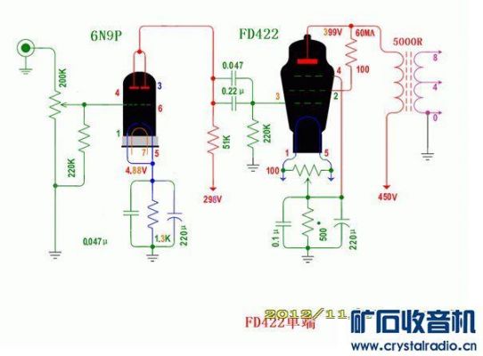 fd422标准接法电路图（fd422标准接法单端电路）