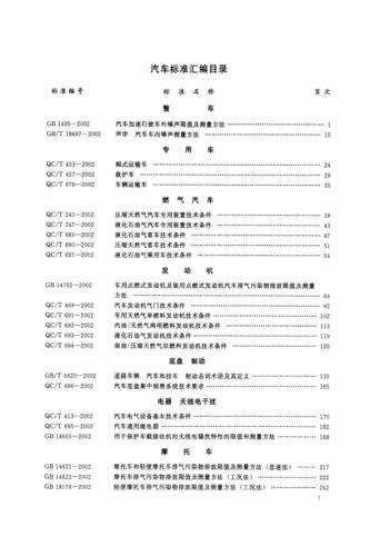 汽车电子设计标准（汽车电子技术目录）