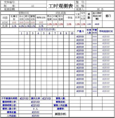 ie标准工时测定（ie工程师工时测量）