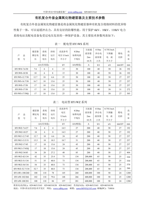 避雷器选型标准（避雷器规格型号及种类）